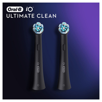 Oral-B iO Ultimate Clean 80335625 tête de brosses 2 pièce(s) Noir