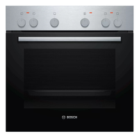 Bosch Serie 2 HEF010BR1 Backofen 66 l A Schwarz, Edelstahl