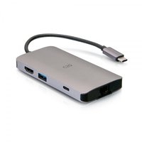 C2G USB-C?Mini Dock with HDMI, 2x USB-A, Ethernet, SD Card Reader, and USB- ...