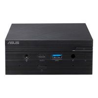 ASUS PN62S-BB7000XFD3 PC/estación de trabajo barebone Negro i7-10710U 1.1 GHz