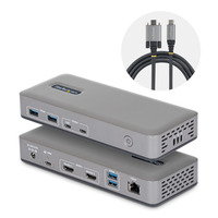 Startech.COM Dual-Monitor USB-C Docking Station, Hdmi, 4K 60HZ, 100W PD, 3 YR