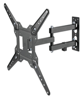 Manhattan 462624 soporte para TV 139.7 cm (55") Negro