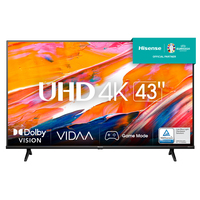 Hisense Hisense 43A6K Fernseher 109,2 cm (43") 4K Ultra HD Smart-TV WLAN Schwarz https://images.icecat.biz/img/gallery_lows/8372b1284a127b56d8ff050c963274a8.jpg