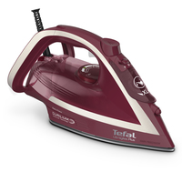 Tefal Ultimate Pure FV6820 Dampfbügeleisen 2800 W Rot, Silber