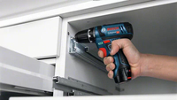 Bosch Akku-Bohrschrauber 12 V Li-Ion 1300 tr/min Noir, Bleu, Rouge