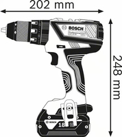 Bosch Akku-Bohrschrauber 12 V Li-Ion 1300 tr/min Noir, Bleu, Rouge