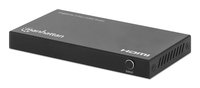 Manhattan Alterna entre tres entradas HDMI en una salida HDMI (3x1), 4K60Hz, 18G, conmutación automática y manual, mando a distancia por infrarrojos, negro