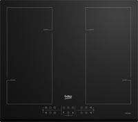 Beko HII64206F2MT plaque Noir Intégré (placement) 58 cm Plaque avec zone à induction 4 zone(s)