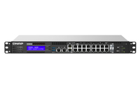 QNAP QGD-1602 Managed L2 Gigabit Ethernet (10/100/1000) 1U Schwarz, - QGD-1602-C3558-8G