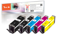 7640182381905 - PI100-356 - Kompatibel - Schwarz - Cyan - Magenta - Gelb - Canon - Multipack - Pixma TR 7500 Series Pixma TR 7520 Pixma TR 7550 Pixma TR 8500 Series Pixma TR 8520 Pixma TR 8550 - 5 Stück(e)