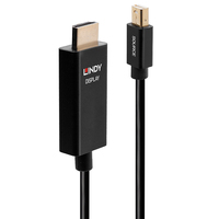 Lindy 40920 Videokabel-Adapter 0,5 m Mini DisplayPort HDMI Schwarz - 40920