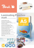 Peach Laminierfolie A5 | 125 mic | 100 St. | matt | beschreibbar | | | - S-PP525-30