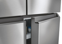 Haier Cube 83 Serie 3 HCR3818ENMM frigo américain Autoportante 467 L E Acier inoxydable