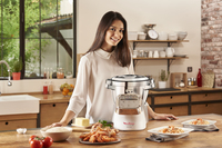 Moulinex HF807EN robot ménager 1550 W 3 L Blanc, Gris