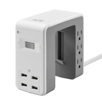 APC P6U4 supresor de picos Gris, Blanco 6 salidas AC 120 V 1830 m
