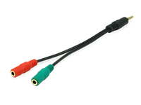 Equip 147943 Audio-Kabel 1,5 m 2 x 3.5mm 3.5mm Schwarz