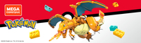 MEGA Pokémon Dracaufeu À Construire