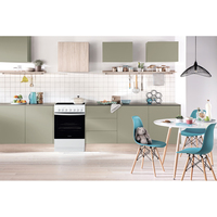 Indesit IS5V4PHW/E four et cuisinière Blanc A