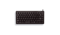 CHERRY G84-4100 Kompakte Kabelgebundene Tastatur, USB/PS2 Schwarz - - G84-4100LCMDE-2