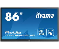 iiyama iiyama TE8604MIS-B1AG Signage-Display Digital Beschilderung Flachbildschirm 2,18 m (86 Zoll) IPS 4K Ultra HD Schwarz Touchscreen Eingebauter Prozessor Android https://images.icecat.biz/img/gallery_lows/88927449_0494833864.jpg