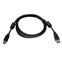 Eaton Tripp Lite Series USB 2.0 A to B Cable with Ferrite Chokes (M/M), 6 f ...