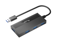 Equip 4-Port-USB 3.0-Hub und Adapter für USB-C - 128956