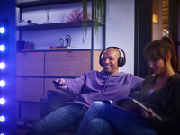 Philips 6000 series TAH6206BK/00 écouteur/casque Écouteurs Sans fil Arceau Musique Bluetooth Noir