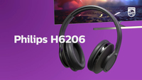 Philips 6000 series TAH6206BK/00 écouteur/casque Écouteurs Sans fil Arceau Musique Bluetooth Noir