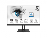 MSI MSI Pro MP271QPDE 68,6 cm (27 Zoll) 2560 x 1440 Pixel Wide Quad HD LED Schwarz https://images.icecat.biz/img/gallery_lows/89767859_6979580862.jpg