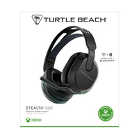 Turtle Beach Casque gaming sans fil Stealth 500 officiel pour Xbox Series X|S, Xbox One et fonctionne via Bluetooth avec les PC, la Switch et mobile - 40 heures de batterie, coussinets en mousse à mémoire de forme et microphone désactivable par basculemen
