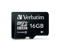 Verbatim Premium 16 GB MicroSDHC Klasse 10 - 44010