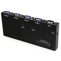 Startech.COM 4 Port High Resolution VGA Video Splitter - 300 MHZ, 2 YR