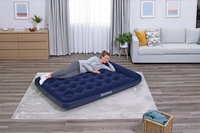 Bestway Matelas gonflable 2 places avec pompe à pied intégrée 191 x 137 x 28 cm