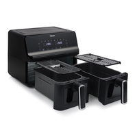 Tristar FR-9040 friteuse Double 8 L Autonome 2700 W Friteuse d’air chaud Noir