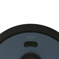 Hoover HG450HP 011 robot aspirateur 0,26 L Sans sac Bleu, Métallique