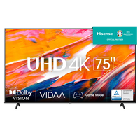 Hisense 75A6K Fernseher 190,5 cm (75) 4K Ultra HD Smart-TV WLAN Schwarz 350 cd/m²