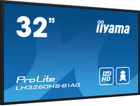 iiyama LH3260HS-B1AG Signage-Display Digitale A-Platine 80 cm (31.5) LED WLAN 500 cd/m² Full HD Schwarz Eingebauter Prozessor Android 11 24/7