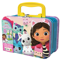 Games Gabby&amp;quot;s Dollhouse, Jeu de mémoire dans une mini-boîte en métal, Jeu de mémoire pour filles, Jeu d&amp;quot;apprentissage facile en famille, pour les enfants à partir de 3 ans