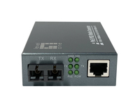 LevelOne Gigabit RJ45 zu SC Mediakonverter, PoE PSE, Single-Mode 20km - GVT-2014