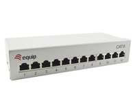 Equip 12-Port Cat.6 Desktop Patch Panel, Hellgrau