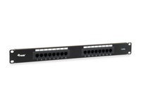 Equip 16-Port Cat.5e Ungeschirmtes Patch Panel, Black