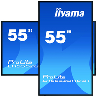 iiyama iiyama LH5552UHS-B1 Signage-Display Digital Beschilderung Flachbildschirm 138,7 cm (54.6 Zoll) VA 500 cd/m² 4K Ultra HD Schwarz Eingebauter Prozessor Android 8.0 24/7 https://images.icecat.biz/img/gallery_lows/91933633_4151228198.jpg