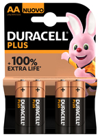 Duracell Plus 100 Einwegbatterie AA Alkali