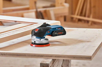 Bosch GEX 18V-125 Professional Ponceuse orbitale aléatoire 10000 tr/min 20000 OPM Noir, Bleu, Gris, Rouge