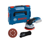 Bosch GEX 18V-125 Professional Ponceuse orbitale aléatoire 10000 tr/min 20000 OPM Noir, Bleu, Gris, Rouge