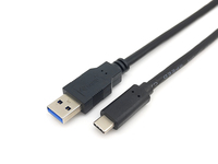 4015867226551 - USB Kabel 32 A -  C St St 20m 3A schwarz 4015867226551 Equip