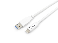 Equip USB 3.2 Gen 1 Typ A auf Typ C Kabel, M/M, 2 m - 128364