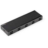 StarTech.com USB-C 10Gbps to M.2 NVMe or M.2 SATA SSD Enclosure, External M ...