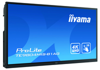 iiyama iiyama TE9804MIS-B1AG Signage-Display Interaktiver Flachbildschirm 2,49 m (98 Zoll) IPS 350 cd/m² 4K Ultra HD Schwarz Touchscreen Eingebauter Prozessor Android 24/7 https://images.icecat.biz/img/gallery_lows/92856765_1046680342.jpg