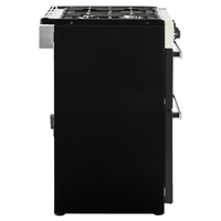 Belling Cookcentre 60 cm Dual Fuel Cuisinière Gaz Noir, Acier inoxydable A